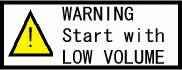 Volume warning